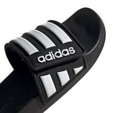 adidas Pool Shoes Adilette Comfort Adjustable (Velcro) black Kids - 1 Pair